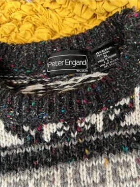 Peter England Vintage Speckled Crewneck Sweater